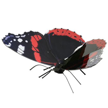 Metal Earth bugs - Red Admiral