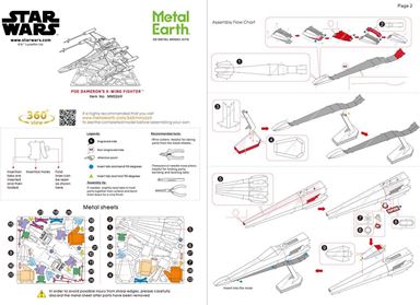 Metal Earth - Star Wars X-Wing Kit en métal - 289831