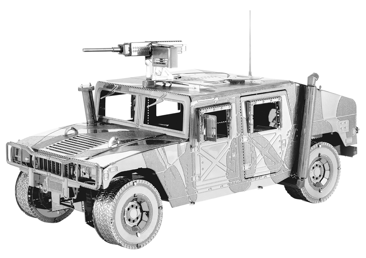 HUMVEE ICONX 3D Laser Cut Metal Model Kit Fascinations Military ICX008 