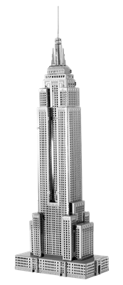 metal earth architecture - iconx empire state building