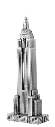 metal earth architecture - iconx empire state building