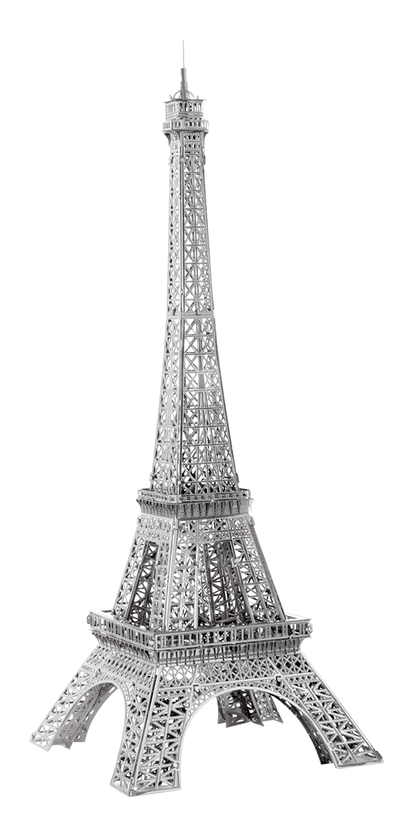 Fascinations ICONX Paris EIFFEL TOWER 3D Laser Cut Metal Earth Steel Model Kit 