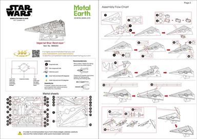  Metal Earth 3D Puzzle Imperial Star Destroyer Metal