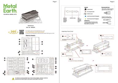 parthenon instruction