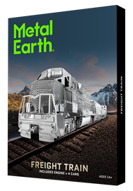metal earth gift box sets - Freight Train Set