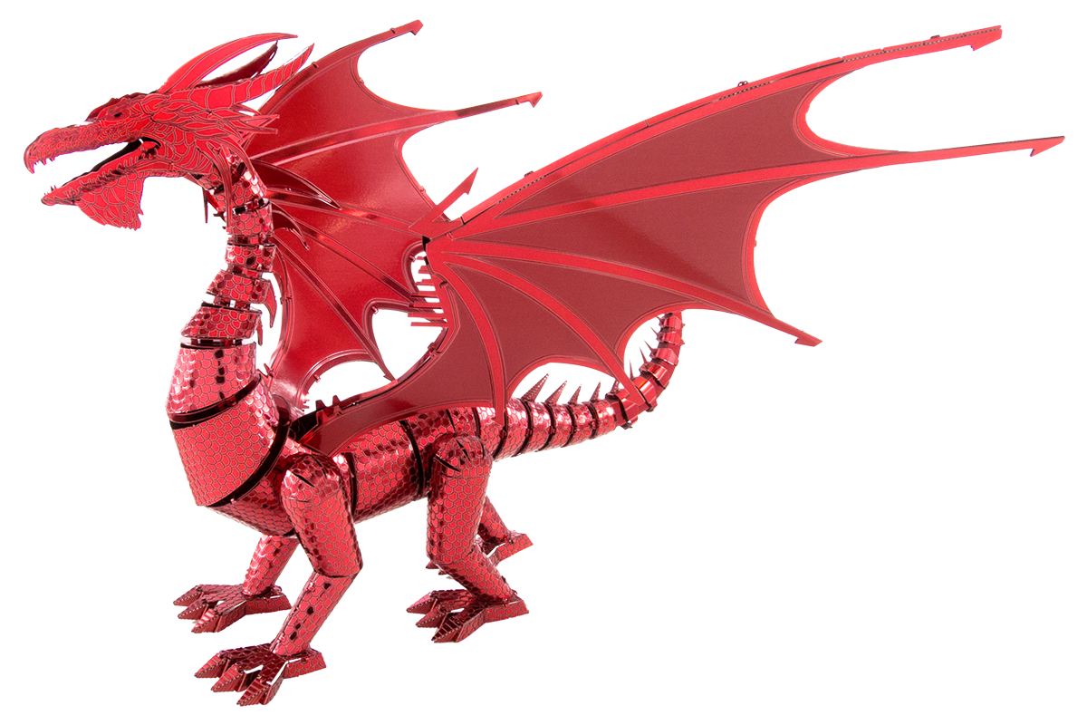 Metal Earth Premium Series Red Dragon 3d Metal Model Kits