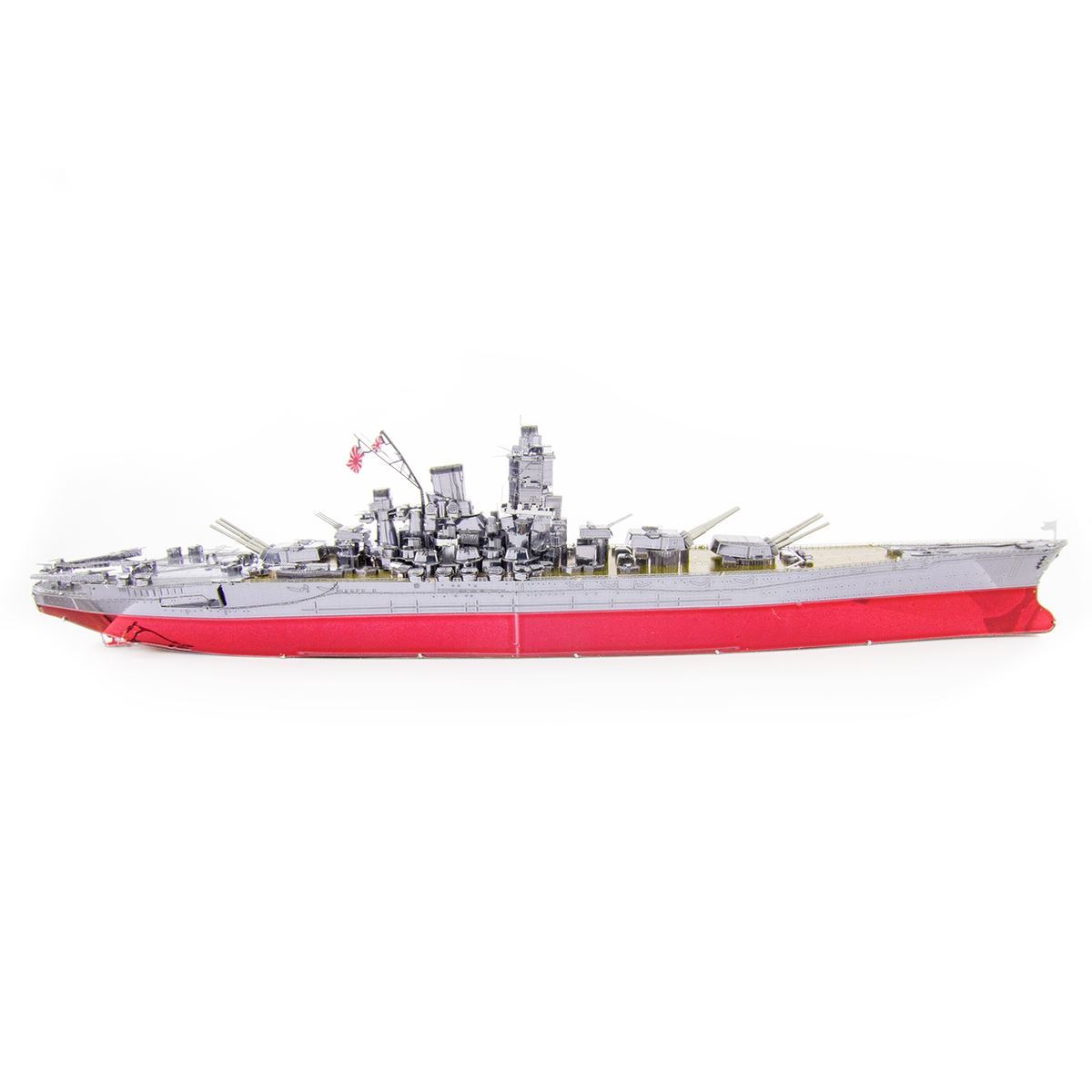 Fascinations ICONX Yamato Battleship 3D Laser Cut Steel Metal Earth Model Kit 