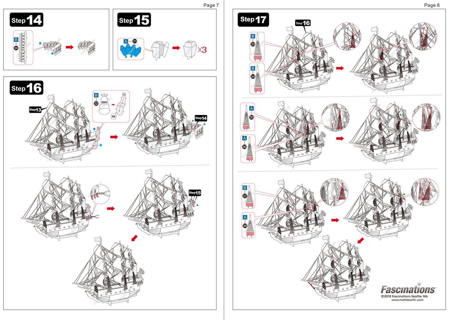超特価セール開催!! Pearl Black Ship Metal 3D | Series Premium Earth Metal BLACK インテリア・デコレーション