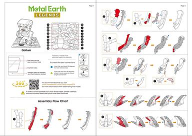 Metal Earth Legend Gollum