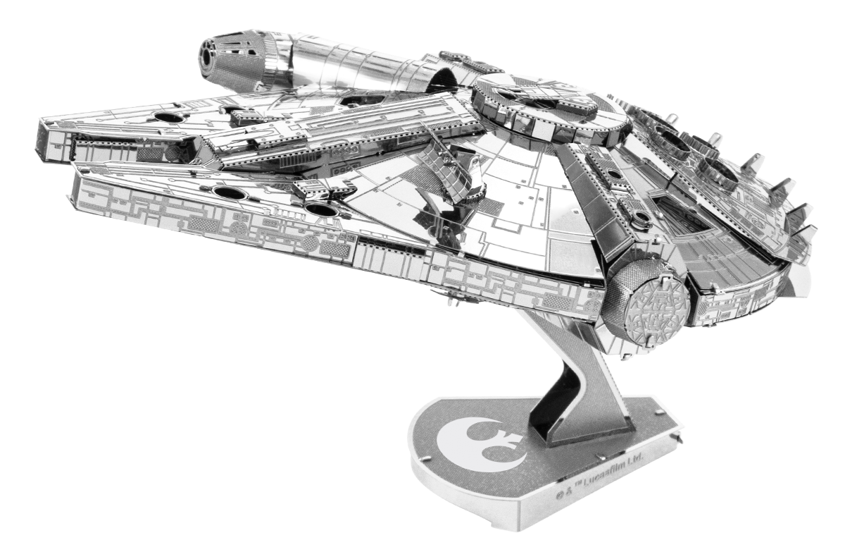 Fascinations ICONX 201 Star Wars Solo Lando's Millennium Falcon 3d Metal Model for sale online 