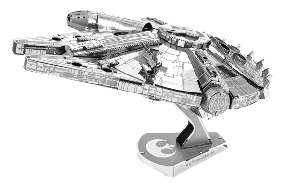 Star Wars Snowspeeder 3D Puzzle Metall Modell Laser Cut Bausatz 