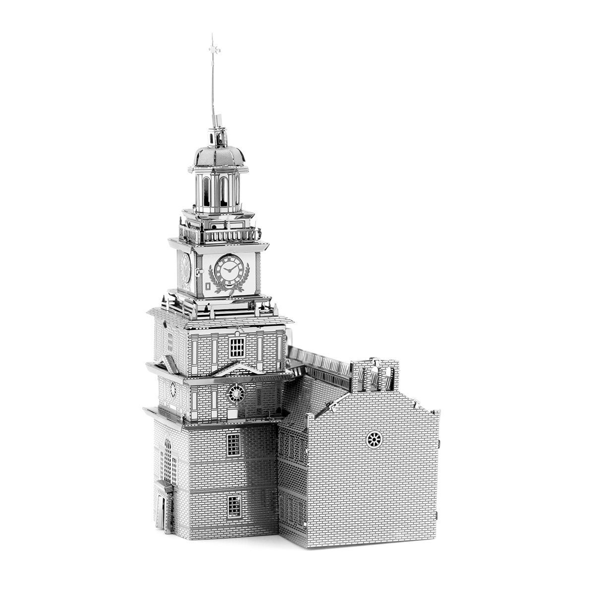 Fascinations Metal Earth Independence Hall Unassembled 3D Metal Model Kit 