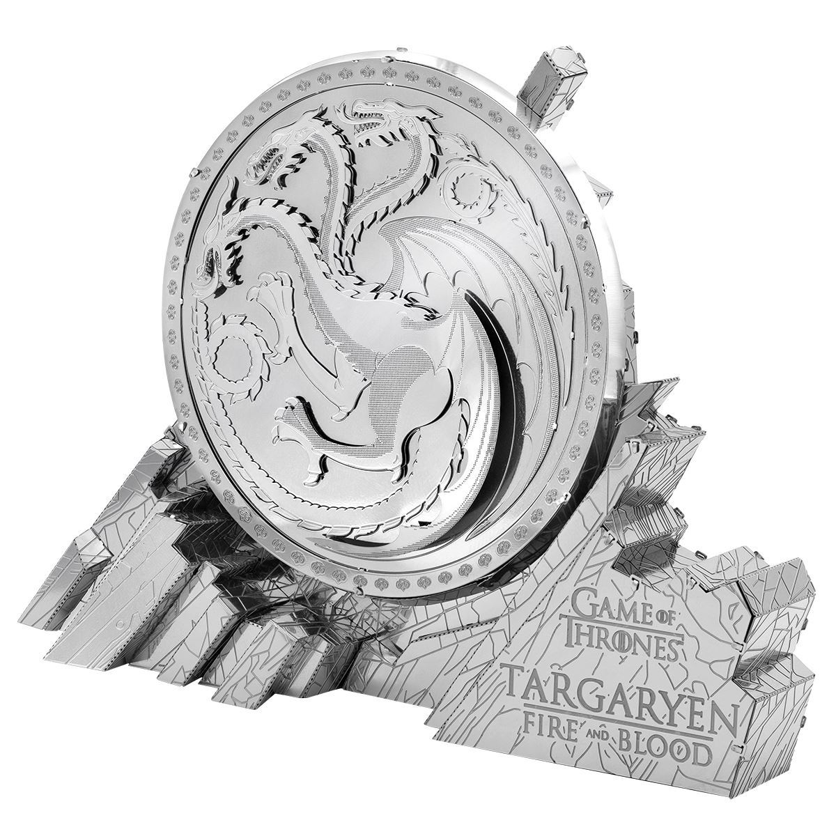 Game of Thrones New 2.25" Round Metal Button GOT HBO Targaryen Sigil Magnet 
