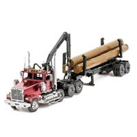 Western Star 4900 Log Truck & Trailer
