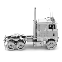 metal earth freightliner coe truck 1