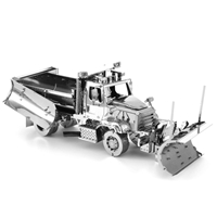 metal earth freightliner 114SD Snow Plow 1