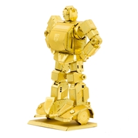 metal earth tranformers - gold bumblebee