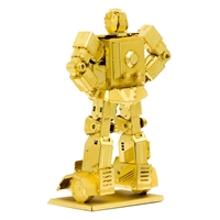 metal earth tranformers - gold bumblebee