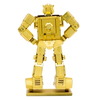 metal earth tranformers - gold bumblebee