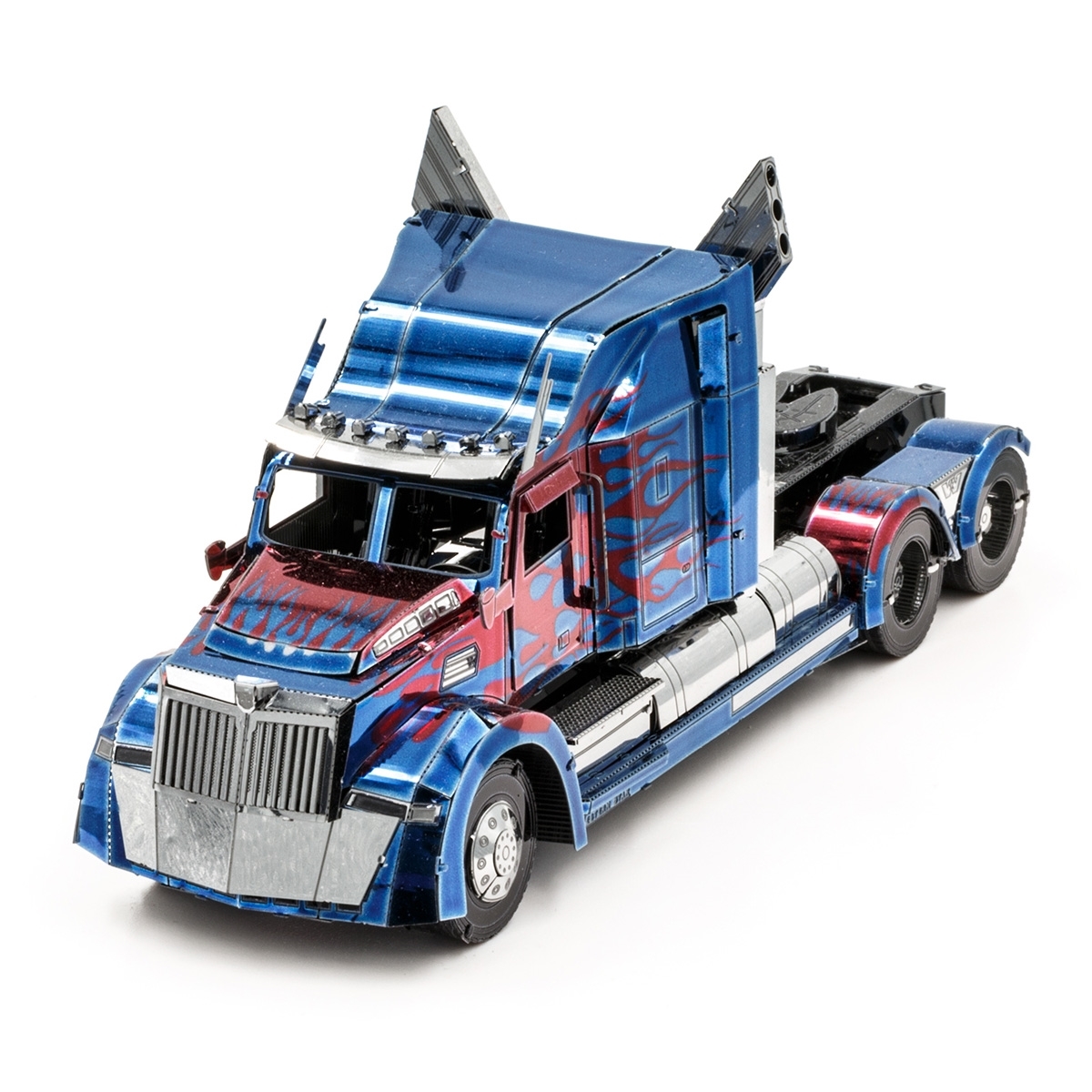 Transformers Optimus Prime Western Star 5700 Truck Laser Cut Colored Steel Model 