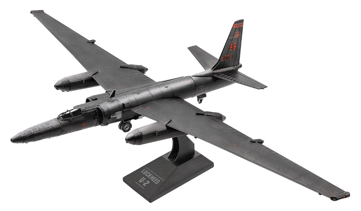 Fascinations Metal Earth U-2 DRAGON LADY Surveillance Aircraft 3D Model Kit 