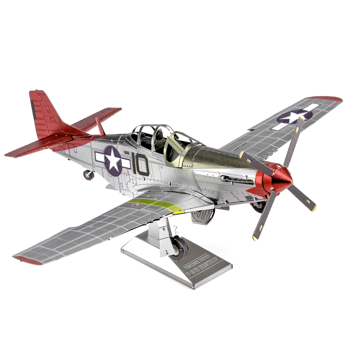 WWII P-51D MUSTANG TUSKEGEE AIRMEN DARON 1:100 SCALE DIECAST DISPLAY MODEL 