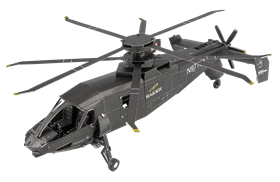 Fascinations Metal Earth UH-1 Huey Helicopter – 3D Steel Puzzle Model Kit, MMS011