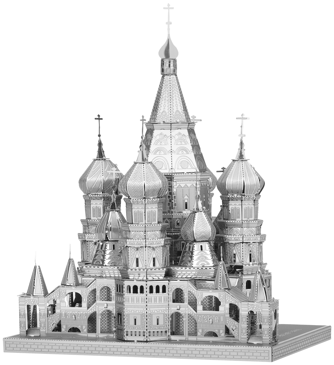 Fascinations ICONX RUSSIA SAINT BASIL CATHEDRAL 3D Steel Metal Earth Model Kit