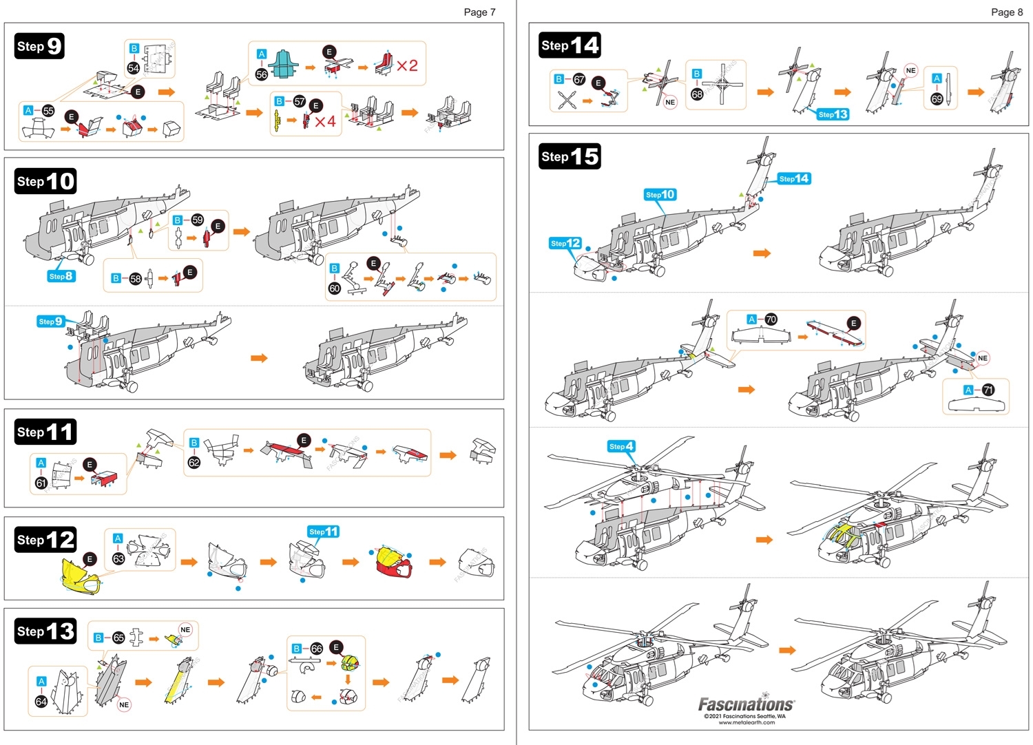New In Stock COBI 5906 Armed Forces - Sikorsky - Sikorsky UH-60 Black - Foto 12