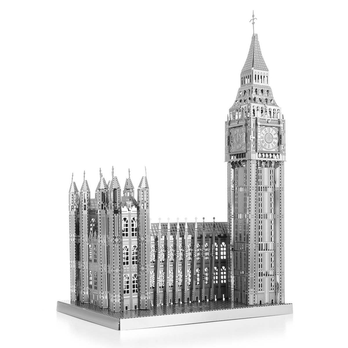 London Big Ben Tower 3D Puzzle Metall Modell Laser Cut Bausatz,NEU 