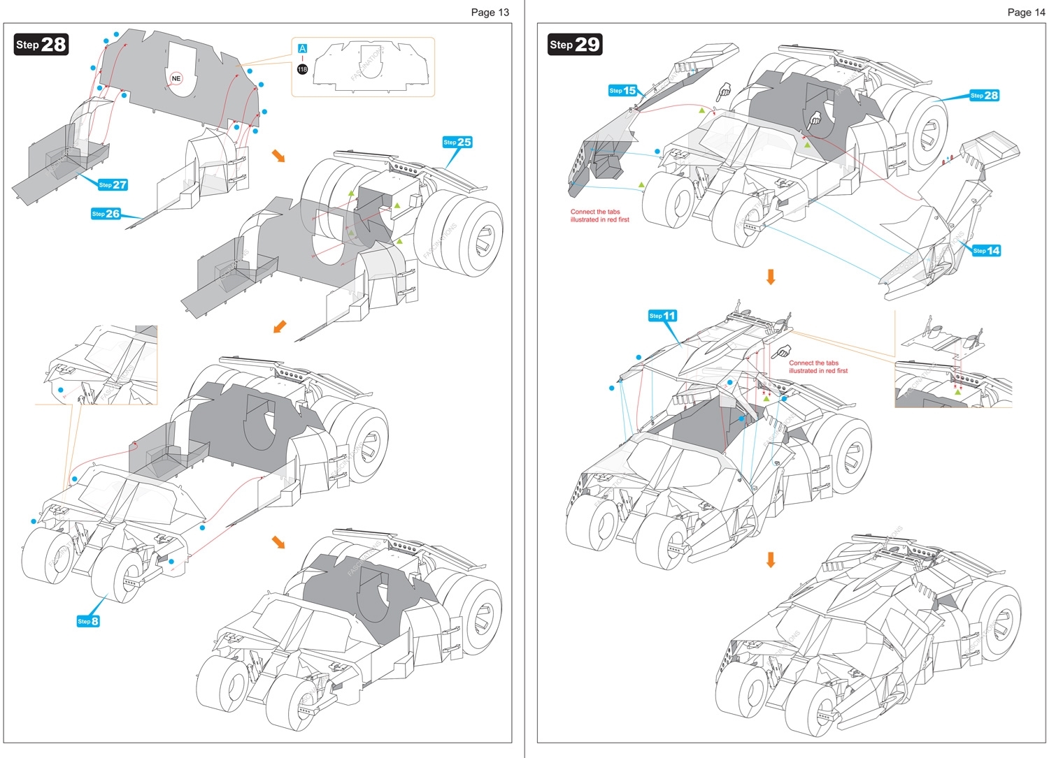 batmobile tumbler blueprints