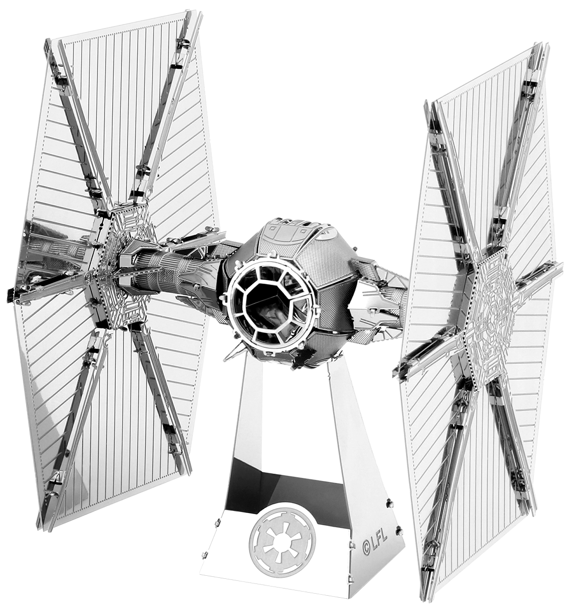 Metal Earth 3D Model Kits - Star Wars Set of 4 - Darth Vader's TIE Fighter,  R2-D2, AT-AT, Millenium Falcon