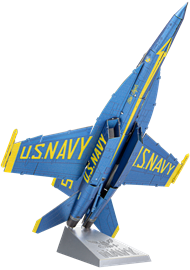 BLUE ANGELS® F/A-18 SUPER HORNET™ Metal Earth Premium Series | 3D