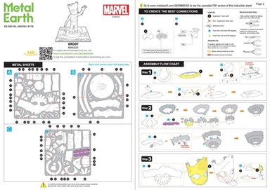 METAL EARTH - MARVEL - AVENGERS - GANT DE L'INFINI - La Boîte à Jeux - Foto 3