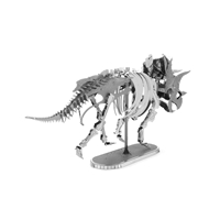 metal earth dinosaur - triceatops skeleton