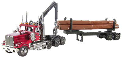 Western Star 4900 Log Truck & Trailer	