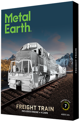 metal earth gift box sets - Freight Train Set