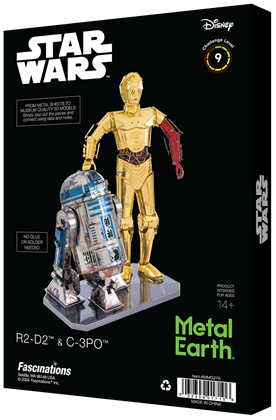 metal earth girt box sets - c-3PO & R2- D2