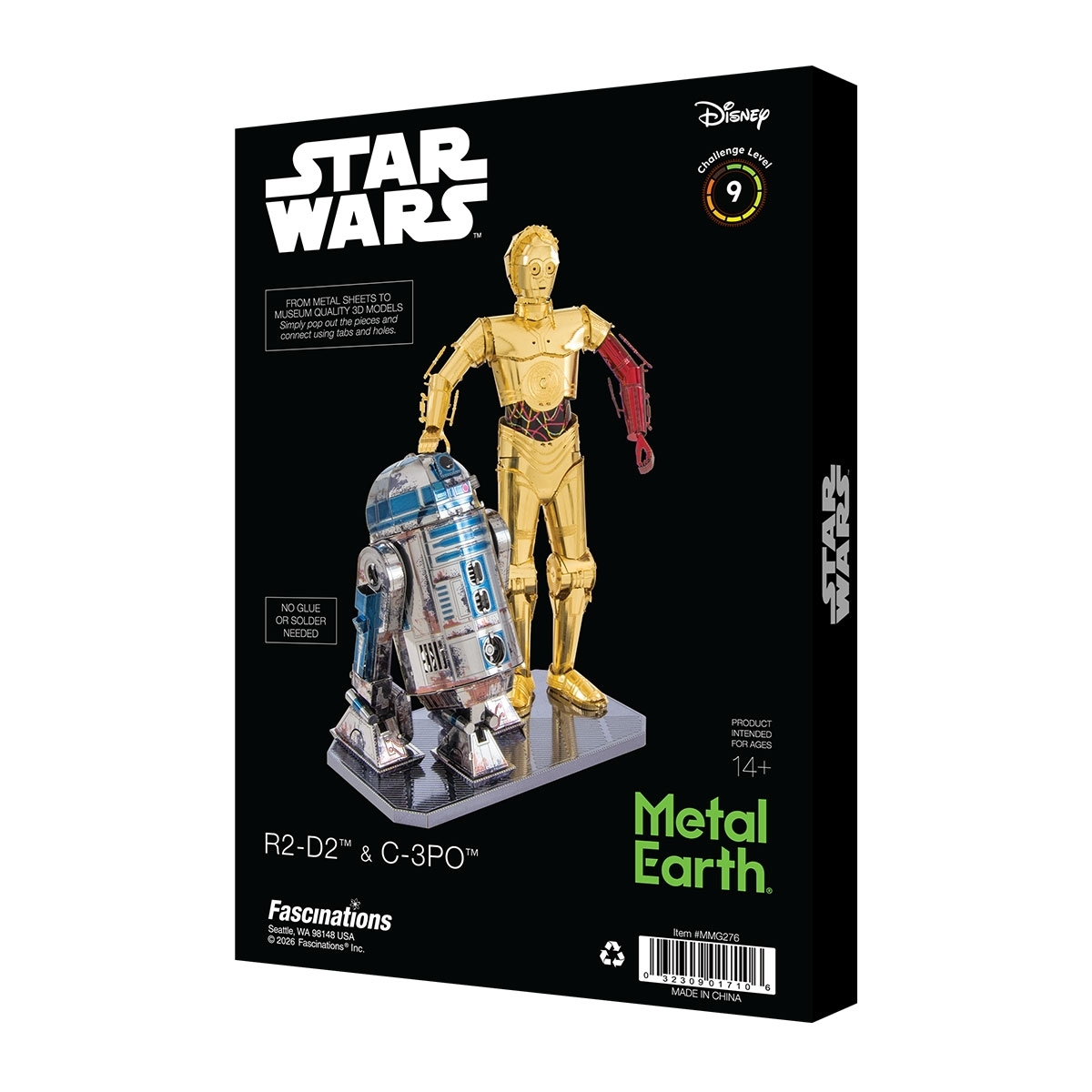 Gift box sets - C-3PO & R2-D2 | 3D Metal Model Kits